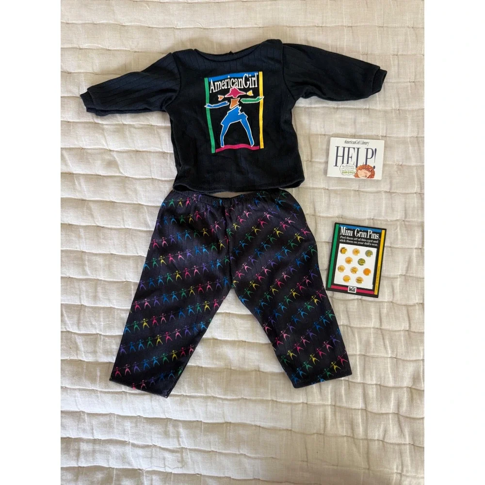 Vintage American Girl of Today AG PJs Pajama Set Pleasant Company 1996